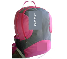 Morral deportivo o escolar rosado